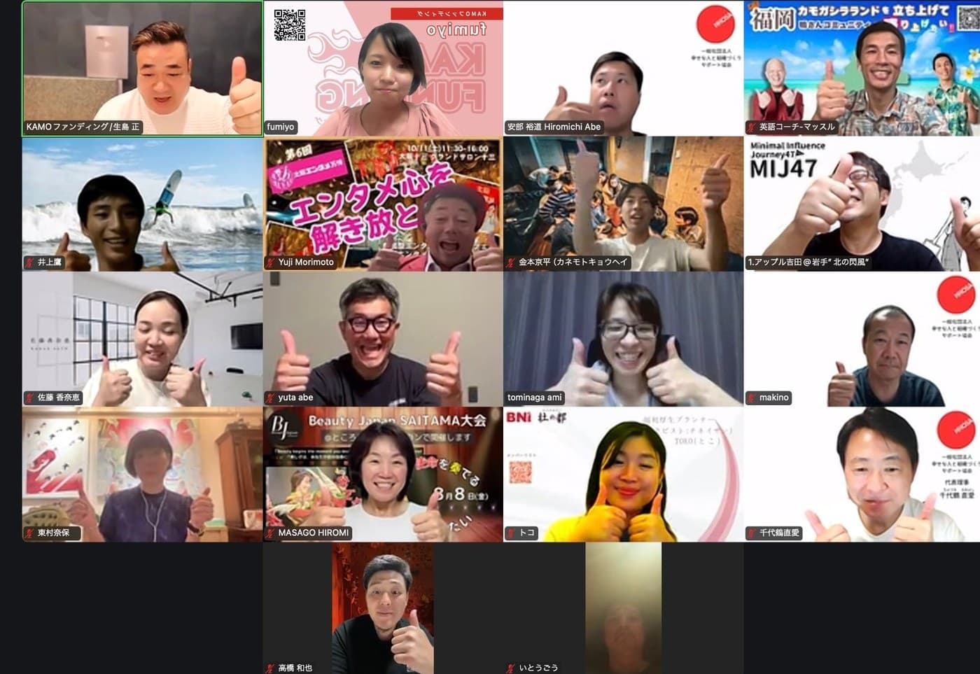 KAMOファンディングのコミュニティメンバー